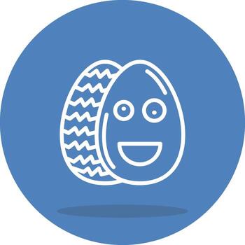 Easter Crazy Egg Versatile Visual Design Asset vector