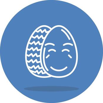 Easter Joy Egg Versatile UI Element vector