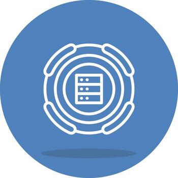 base de datos optimizado móvil gráfico diseño vector