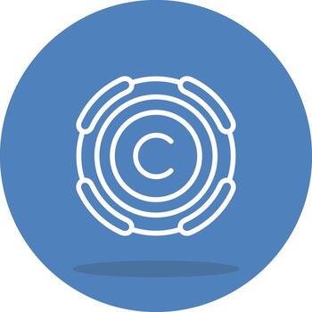 Copyright Graphic Interface Design Layout vector