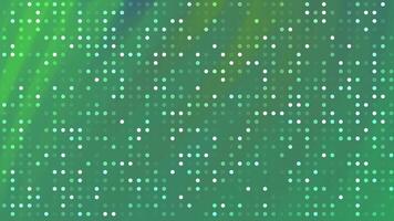 Abstract Green Data Stream Visualization with Glowing Dots, Seamless loop, Futuristic technology video