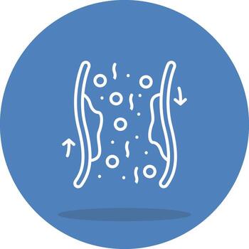 Plaque Buildup Balanced UI Design Mark vector