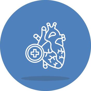 Congestive Heart Failure Clear Modern Graphic Object vector