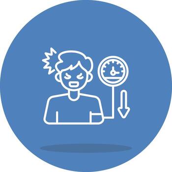 Hypotension Dynamic User Interface Graphic vector