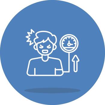 Hypertension System UI Graphic Element vector