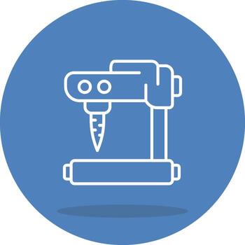Drill Press Scalable User Interface Symbol vector