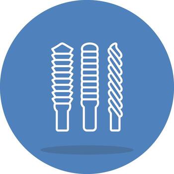 Drill Bit Set Fast Load Symbol vector