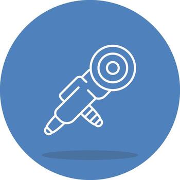 Disc Sander Structured Flat Design vector
