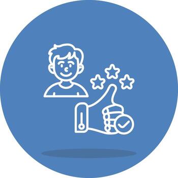 Experience Rating Optimized Web Graphic Layout vector