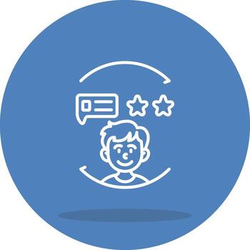 realimentación lazo elegante gráfico diseño vector