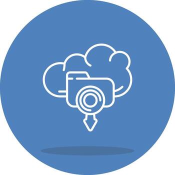 Cloud Backup Fast Load Symbol vector