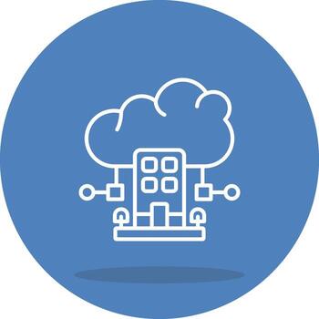 Computing Architecture Seamless Flat Design Layout vector