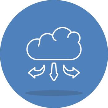 Cloud Integration Adaptive UI Graphic vector