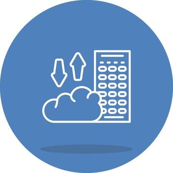 nube migración interactivo web diseño activo vector