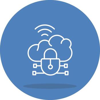 Cloud API Gateway Flexible Digital Graphic Object vector