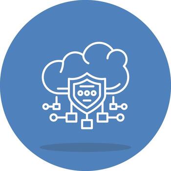 Cloud Identity Management Balanced UI Design Mark vector