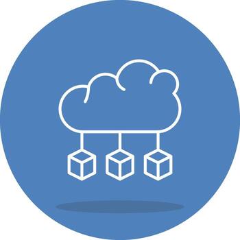 Cloud Microservices Feature Highlight Symbol vector