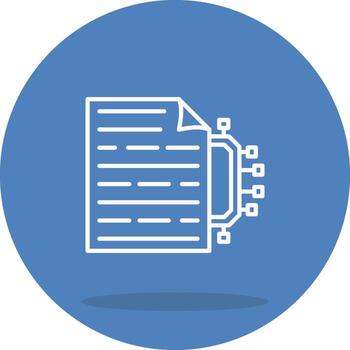 Machine Learning Clear Modern Graphic Object vector