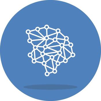 Neural Network Adaptive UI Graphic vector