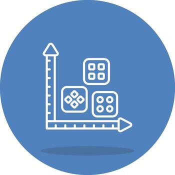 agrupamiento resumen digital Arte símbolo vector