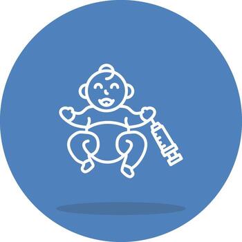 Baby Injection Feature Highlight Symbol vector