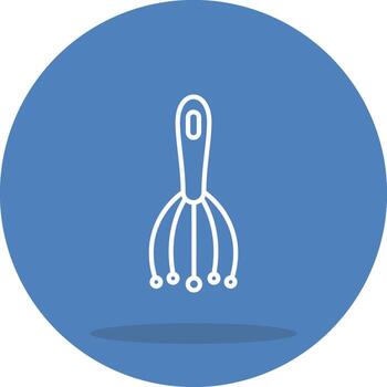 Scalp Massager Custom UX Graphic Asset vector