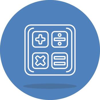 Math Symbols Consistent Design Graphic Layout vector