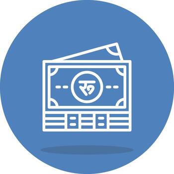 Nepal Notes Adaptive UI Graphic vector