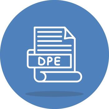 DPE Balanced UI Design Mark vector