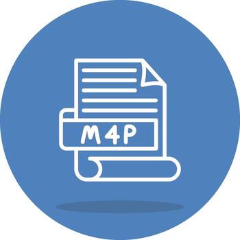 M4P Minimal UI Graphic Asset vector