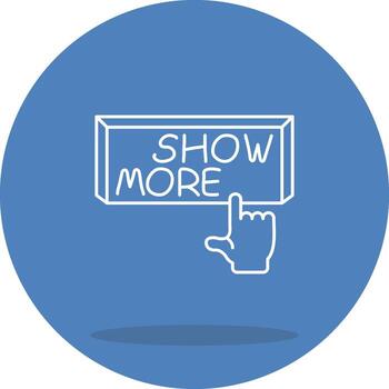 Show More Mobile App Graphic Asset vector