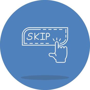 Skip Sharp Graphic Line Work vector