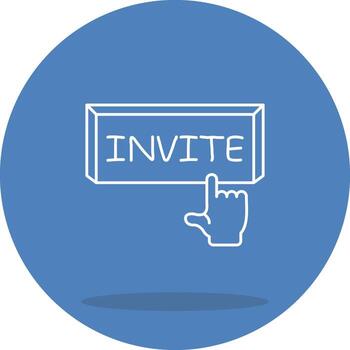 Invite Abstract User Interface Design vector