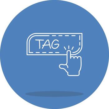 Tag Compact UI Graphic Design vector