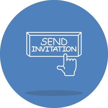 Send Invitation Clear Modern Graphic Object vector