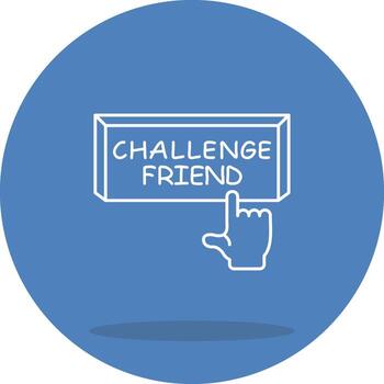 Challenge Friend Utility Driven Design vector