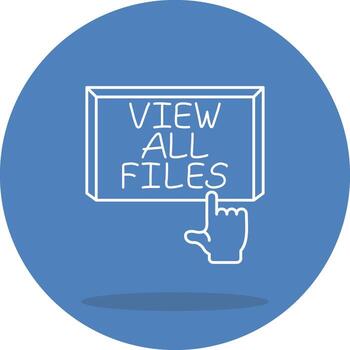 ver todas archivos enfocado ui gráfico elemento vector