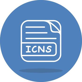 ICNS File Utility Focused Graphic Element vector