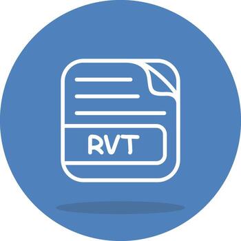 RVT File Streamlined Web Graphic Design vector