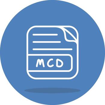 MCD File Layered Graphic Design Element vector