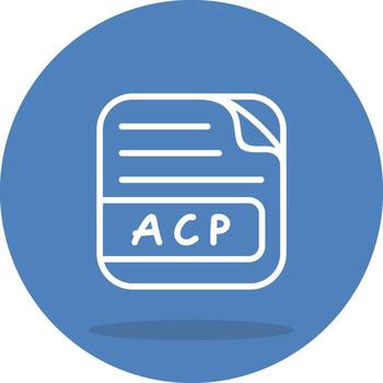 acp archivo agudo línea Arte dibujo vector