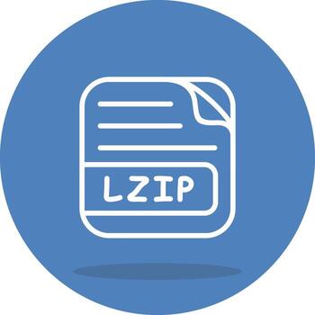 LZIP File Creative Digital Graphic Object vector
