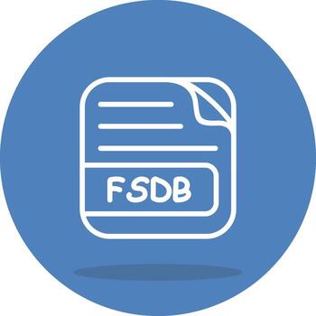 FSDB File Core Art Symbol vector