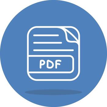 PDF File Professional UI Design Element vector