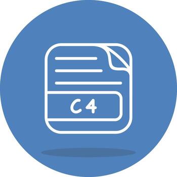 C4 File Simple Modern Layout vector