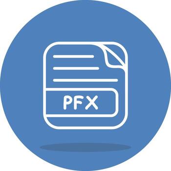 PFX File Simplified Visual Graphic Form vector