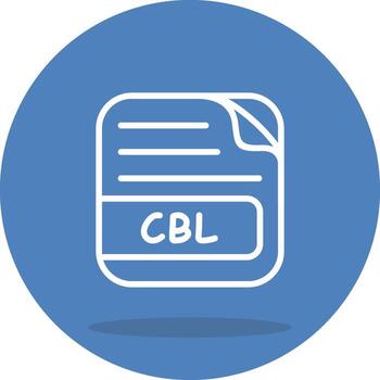 CBL File Balanced UI Design Mark vector