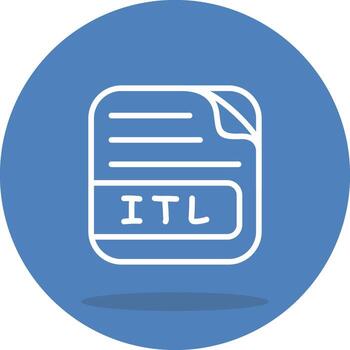 ITL File Mobile App Graphic Asset vector