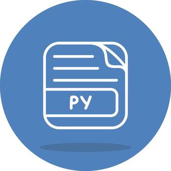 PY File Lightweight Digital Graphic File vector
