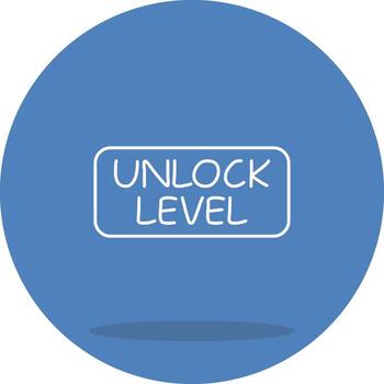 Unlock Level System UI Graphic Element vector